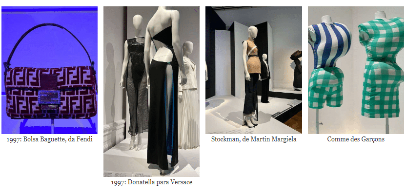 Bolsa Baguette, da Fendi/Donatella para Versace/Look Stockman by Martin Margiela/Looks Comme des Garçons