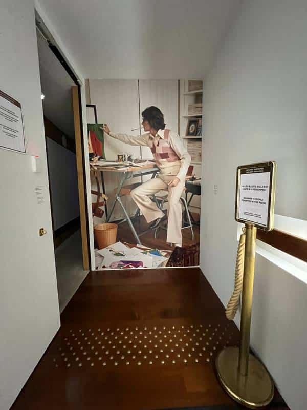 Sala fixa no Museu Yves Saint Laurent